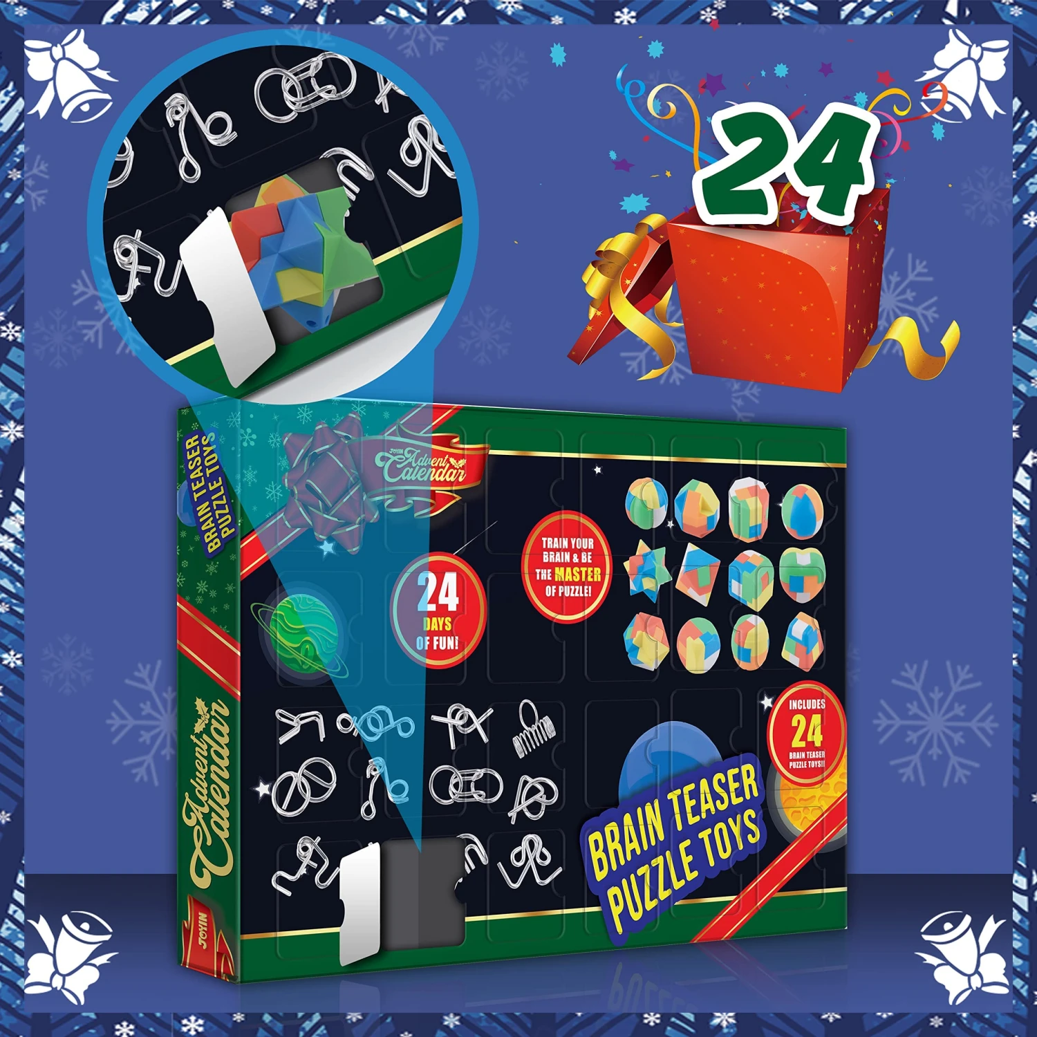 Brain Teaser Puzzle Toys Christmas Advent Calendar For Kids 8 Brain Teaser Puzzle Toys Christmas Advent Calendar For Kids - Image 6