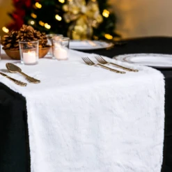 Christmas White Fabric Table Runner -Xmas Supplies Shop image 6 47f3e043 3aed 42e2 a1a8 753ae0d6353d