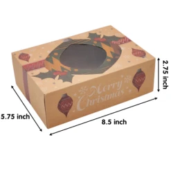 Kraft Christmas Cookie Boxes With Window, 24 Pcs 14 Kraft Christmas Cookie Boxes With Window, 24 Pcs -Xmas Supplies Shop image 6 4945ce3d 15e8 434d ab66 75b51c67ace5