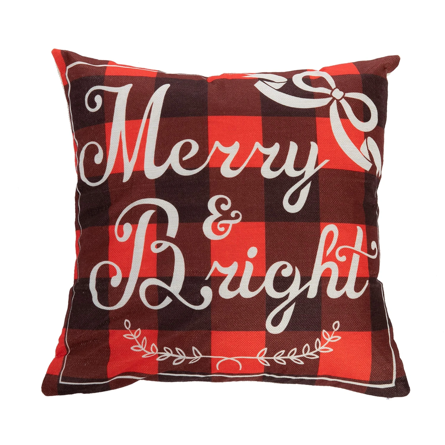 Christmas Buffalo Pillow Covers, 6 Pcs 8 Christmas Buffalo Pillow Covers, 6 Pcs - Image 6