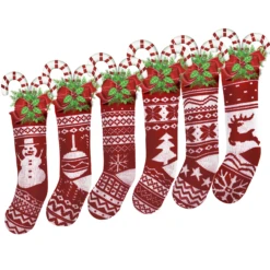 Knit Christmas Stockings, 6 Pack -Xmas Supplies Shop image 6 68e5bb03 8aba 4b90 b88b 9eddda2e3c9b