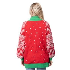 Adult Christmas Tree Long Ugly Sweater With Light Bulbs 14 Adult Christmas Tree Long Ugly Sweater With Light Bulbs -Xmas Supplies Shop image 6 72b92740 dec4 444f 82bc de6193597c18