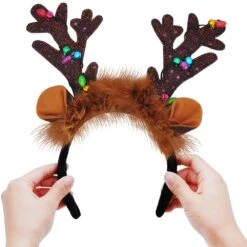 Christmas Light Up Reindeer Headband, 4 Pcs 14 Christmas Light Up Reindeer Headband, 4 Pcs -Xmas Supplies Shop image 6 75b3c903 dcd9 426a a14e 384cf3437c5b