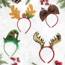Christmas Headbands With 3d Hat Designs, 4 Pcs -Xmas Supplies Shop image 6 79e5b8a8 5e07 4834 8276 85cf4ec5f80d