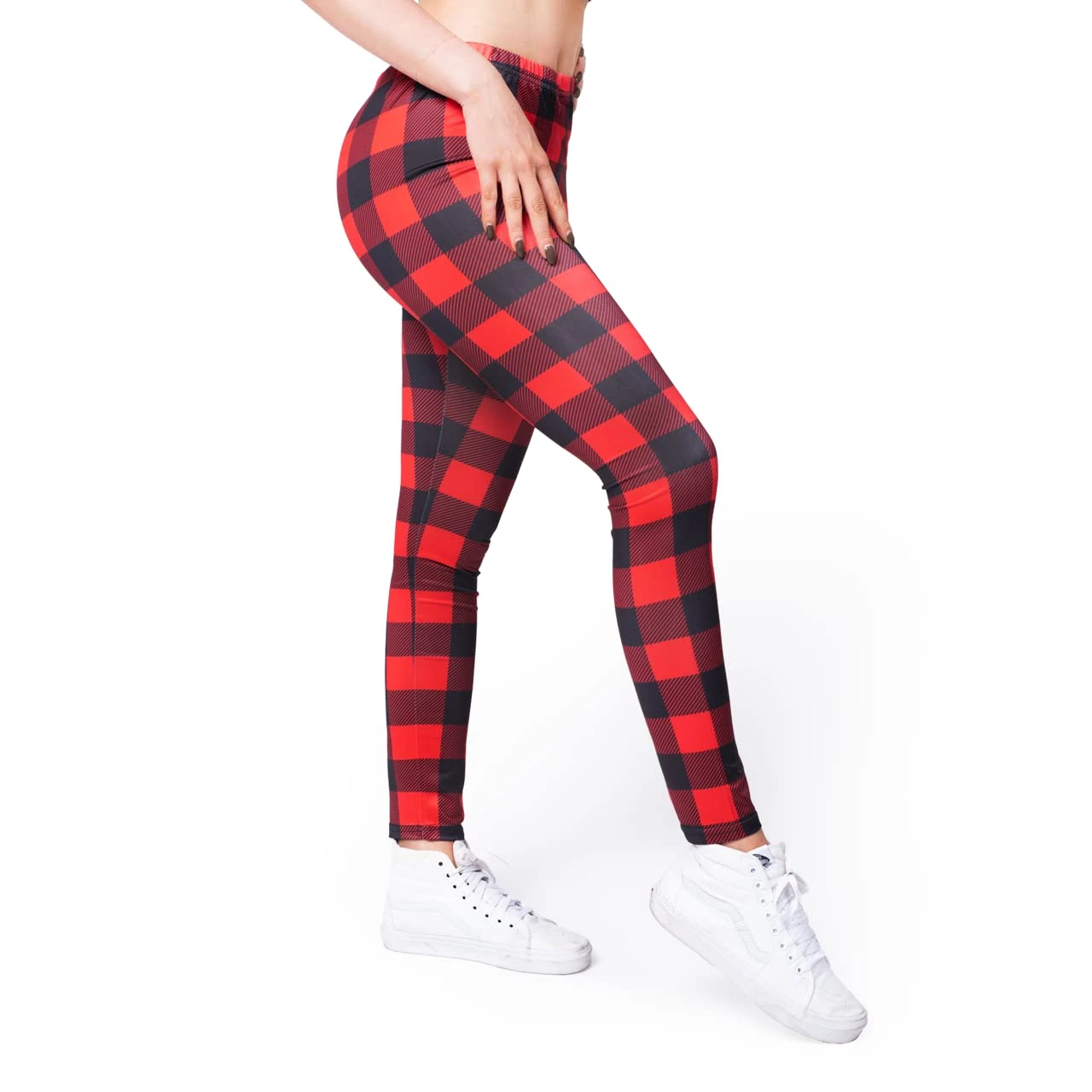 Adult Women Christmas Leggings Geometry Style Pattern 8 Adult Women Christmas Leggings Geometry Style Pattern - Image 6