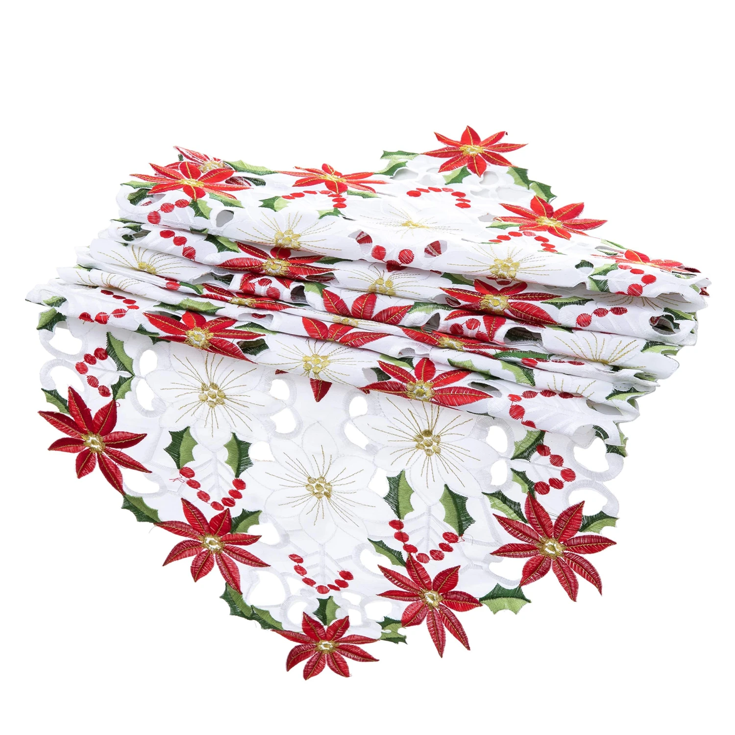 Christmas Flower Table Runner 8 Christmas Flower Table Runner - Image 6
