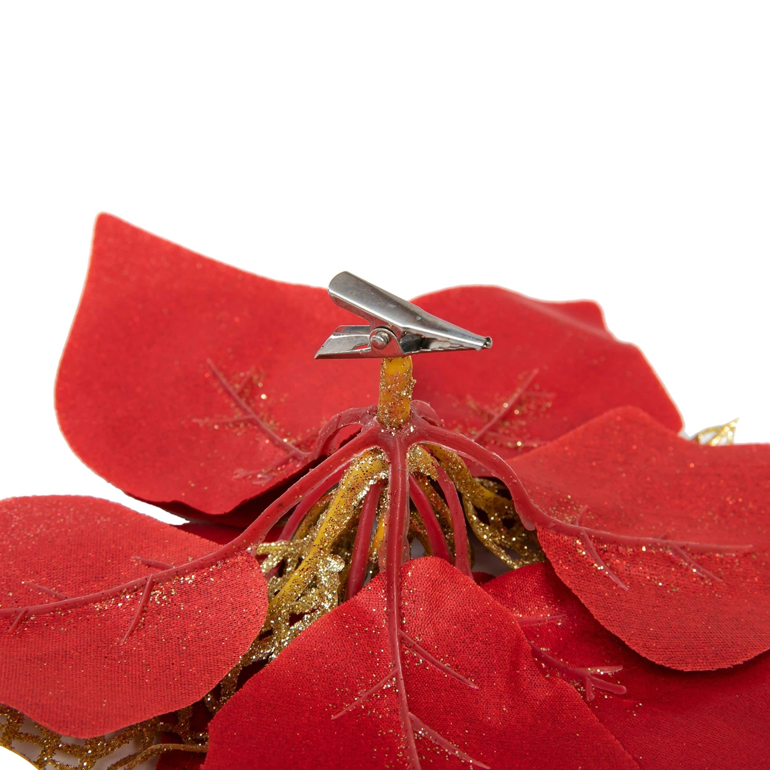 22 Artificial Poinsettia Christmas Flowers 8 22 Artificial Poinsettia Christmas Flowers - Image 6