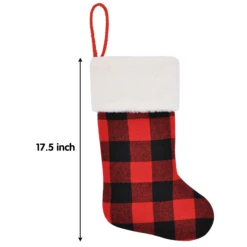4 Pcs Buffalo Plaid Christmas Stockings 14 4 Pcs Buffalo Plaid Christmas Stockings -Xmas Supplies Shop image 6 babeb548 3722 44a1 9d84 e48a9afb8dd4