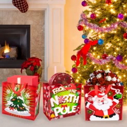 Christmas Large Tote Bags, 12 Pcs 14 Christmas Large Tote Bags, 12 Pcs -Xmas Supplies Shop image 6 c5291147 be36 42d3 b31c be66ca3078a8