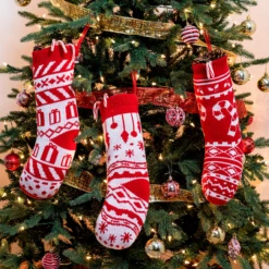 Christmas Stockings Knit Decorations, 6 Pack -Xmas Supplies Shop image 6 dfc5be8c eb14 472d 86a1 f405b25a10c2