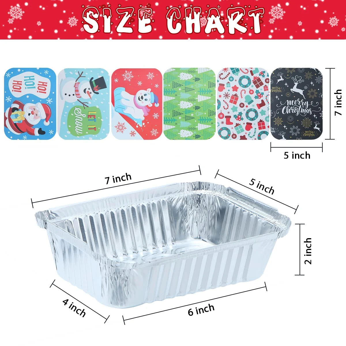 Christmas Cookie Tins With Lids, 36 Pcs 9 Christmas Cookie Tins With Lids, 36 Pcs - Image 7