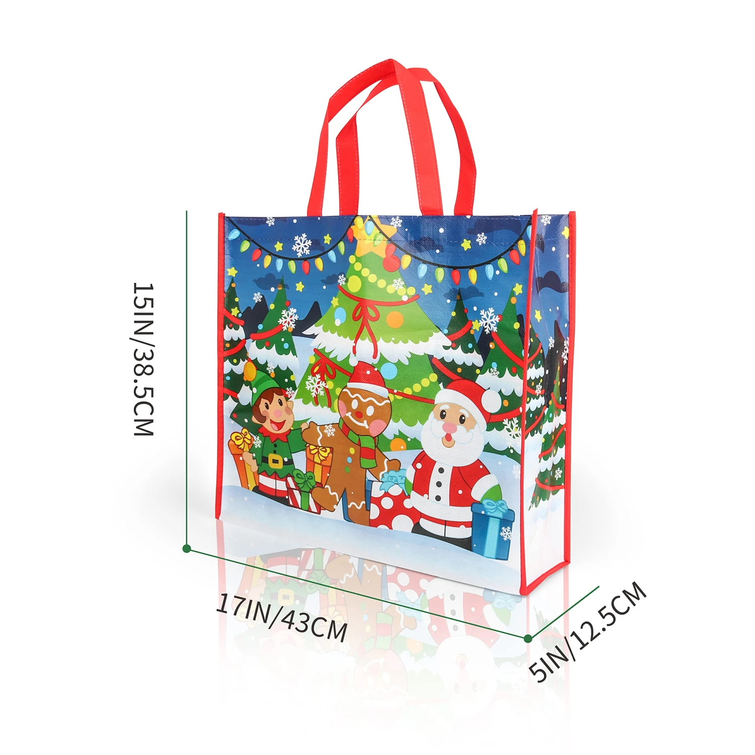 Christmas Goodie Bags, 12 Pcs 9 Christmas Goodie Bags, 12 Pcs - Image 7