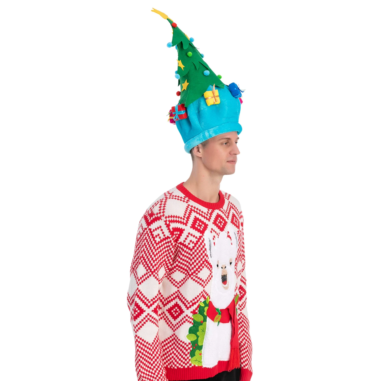 Colorful Christmas Tree Hat 9 Colorful Christmas Tree Hat - Image 7