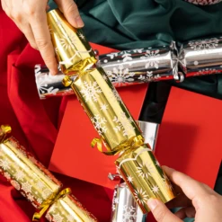 10" Snowflake Christmas No-Snap Party Favor (Gold & Silver), 8 Pcs -Xmas Supplies Shop image 7 68e46fe9 508c 4f35 a3ad 287e3acf76df