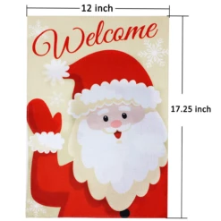 Christmas Burlap Welcome Flag, 2 Pack 15 Christmas Burlap Welcome Flag, 2 Pack -Xmas Supplies Shop image 7 97758d4c b63f 42fa b98e 013987a02c56