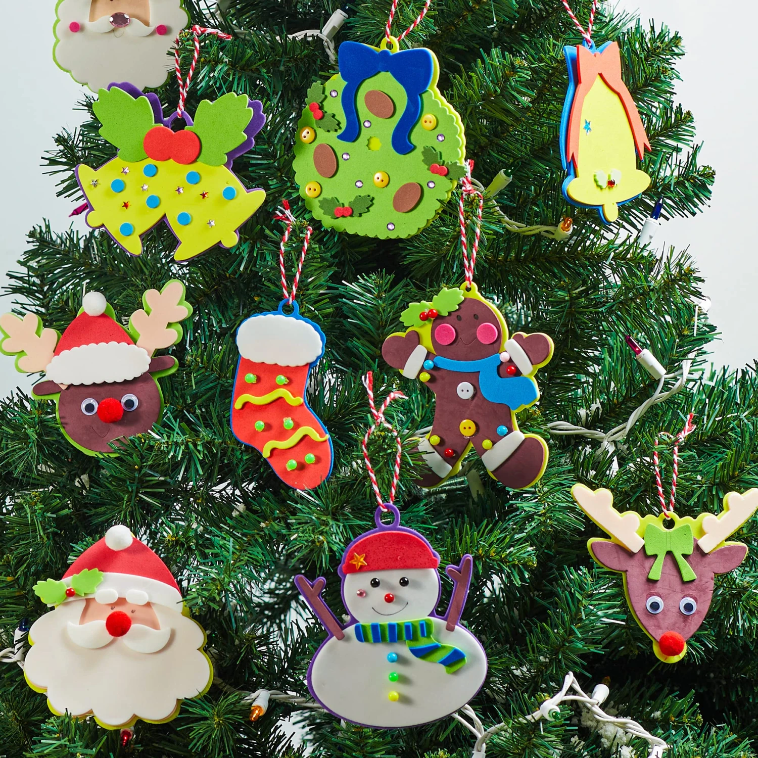 Christmas Ornaments Craft Kits, 36 Pack 10 Christmas Ornaments Craft Kits, 36 Pack - Image 8