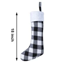 18in White Black Christmas Stockings, 6 Pack 17 18in White Black Christmas Stockings, 6 Pack -Xmas Supplies Shop image 7 de8559fc f0d2 4b6a bf06 2ed8787c2f43
