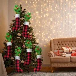 18in Red Black Christmas Stockings, 6 Pack 17 18in Red Black Christmas Stockings, 6 Pack -Xmas Supplies Shop image 7 e9a906d8 edc8 4ce7 b695 76535c9bf4a6