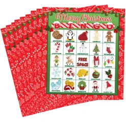 Christmas Bingo (Red), 28 Pcs 15 Christmas Bingo (Red), 28 Pcs -Xmas Supplies Shop image 7 fc52116a 93eb 44a5 a84e 627baccc3767