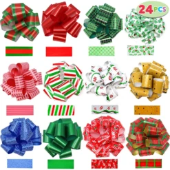 4.7" Bows For Christmas Gift Wrap, 24 Pcs -Xmas Supplies Shop image 8 04eb582b 2168 4840 b41e 91940af13b34