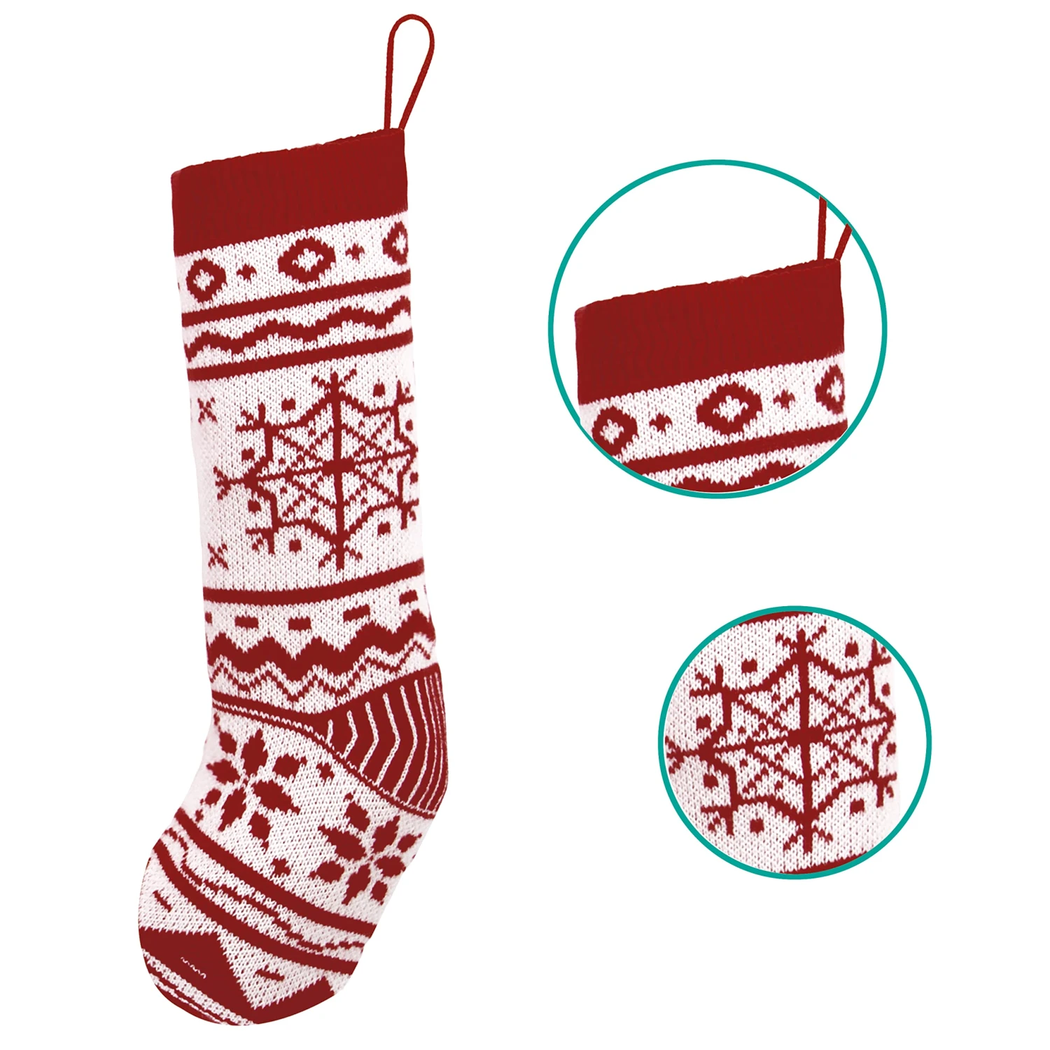 Knit Christmas Stockings, 4 Pcs 10 Knit Christmas Stockings, 4 Pcs - Image 8
