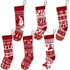 Knit Christmas Stockings, 6 Pcs 19 Knit Christmas Stockings, 6 Pcs -Xmas Supplies Shop image 9 7469a2bc ad80 452a acdd cb9553995160