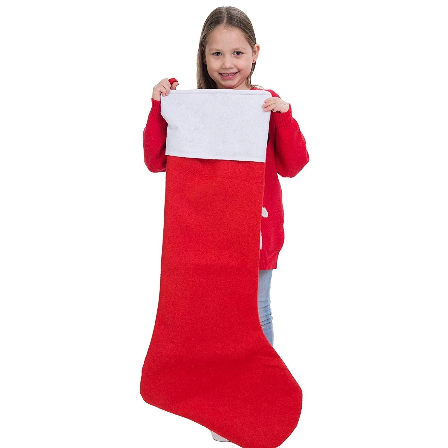 Jumbo Felt Christmas Stockings 3 Jumbo Felt Christmas Stockings