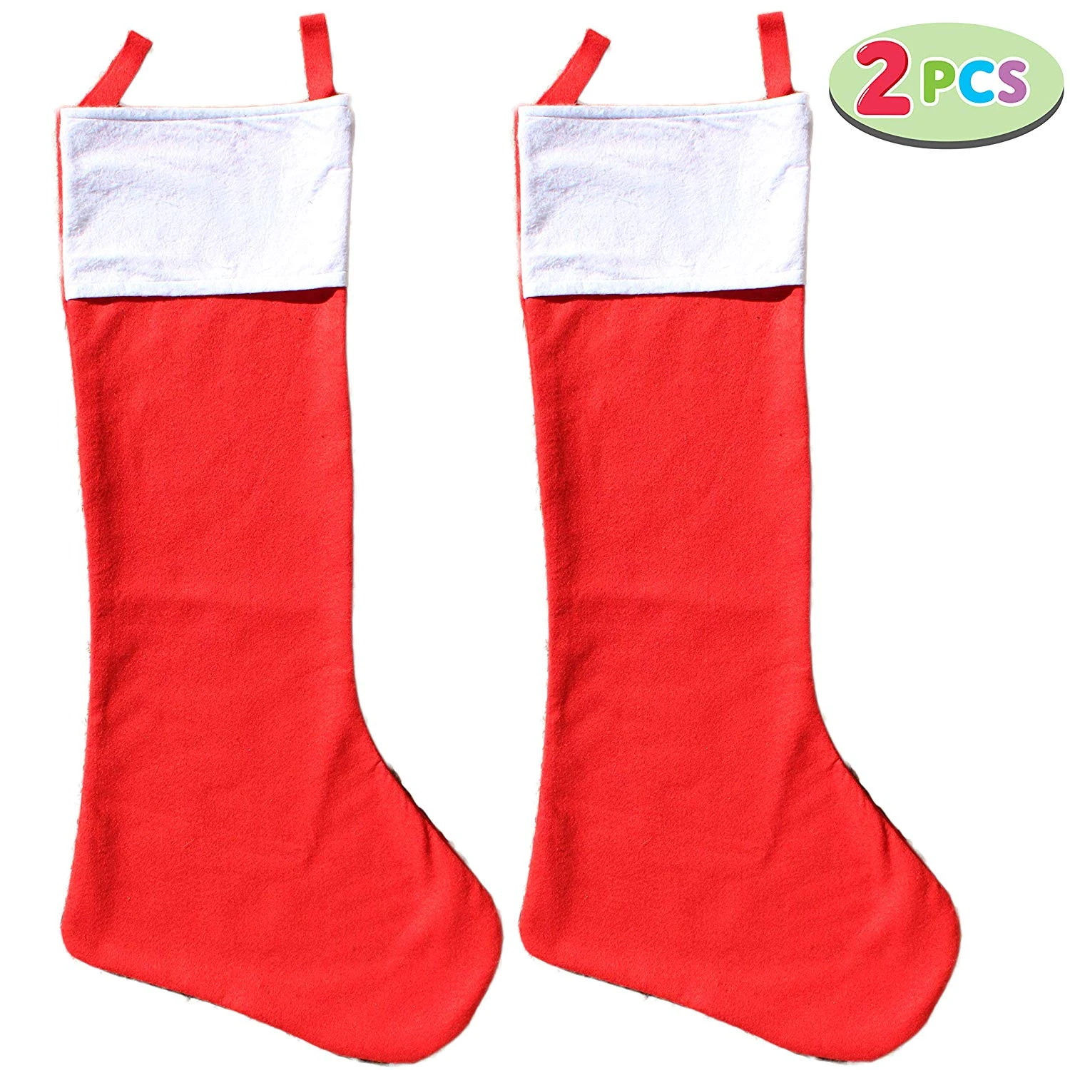 Jumbo Felt Christmas Stockings 4 Jumbo Felt Christmas Stockings - Image 2