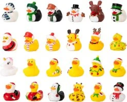 Christmas Rubber Ducks For Christmas Party Favor Gifts