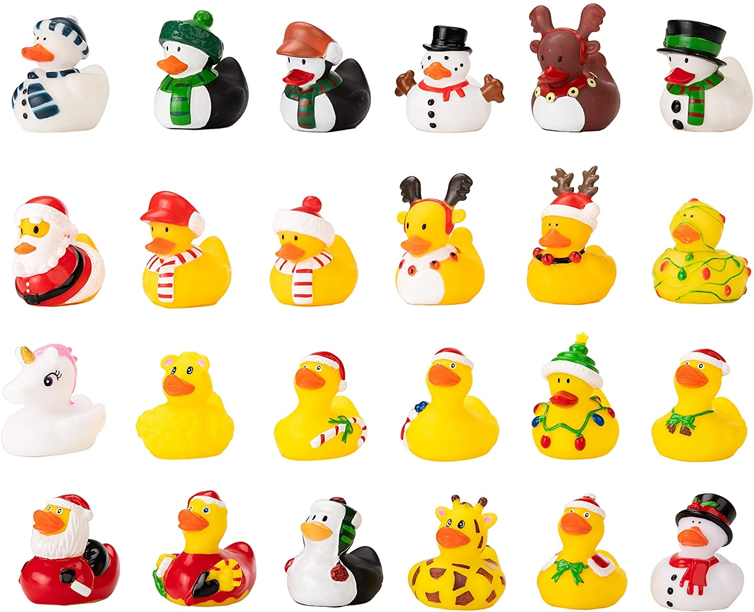 Christmas Rubber Ducks For Christmas Party Favor Gifts 3 Christmas Rubber Ducks For Christmas Party Favor Gifts