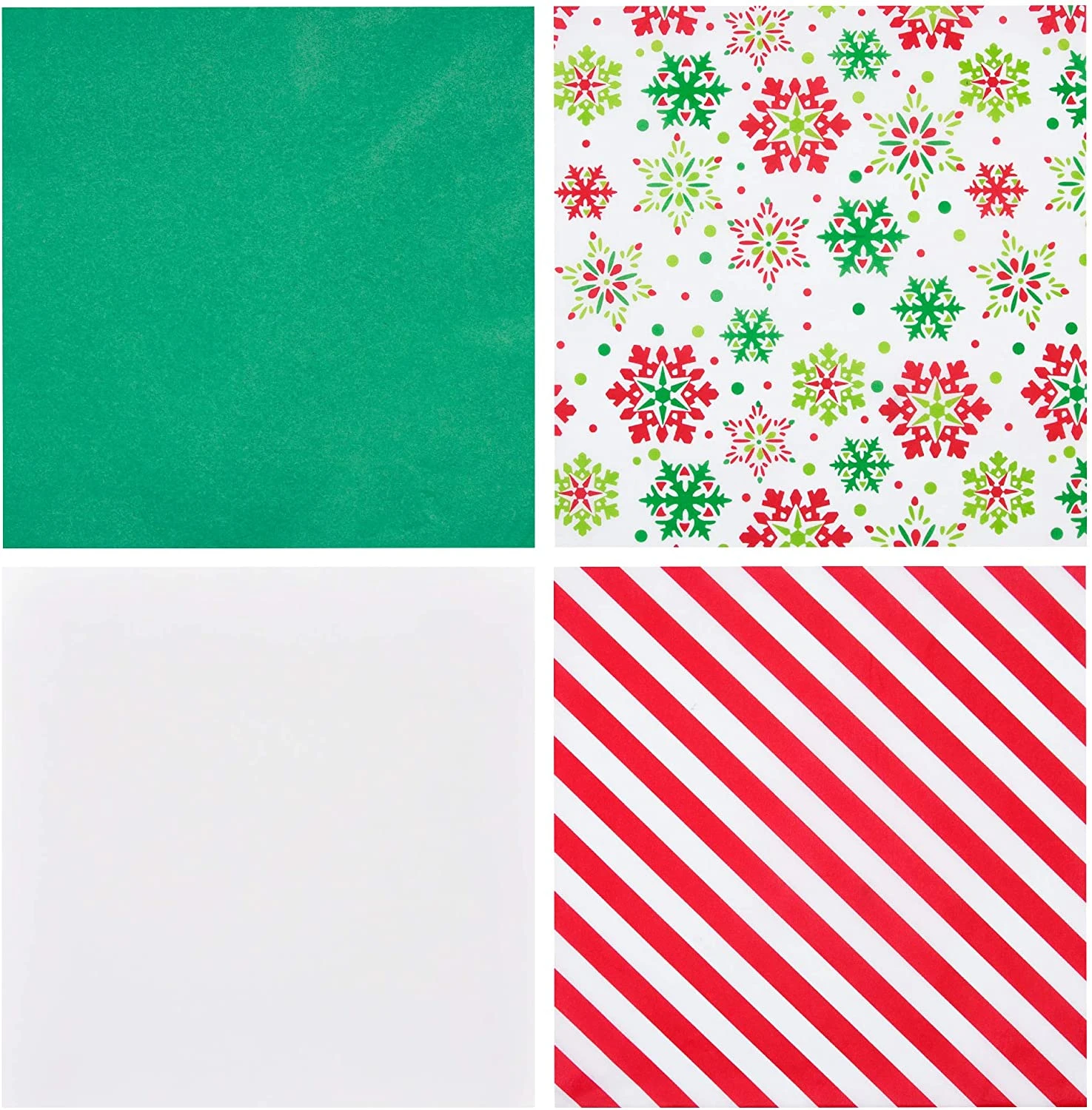 Christmas Tissue Paper W/Hologram & Prints For Gift Decoration And Wrapping 7 Christmas Tissue Paper W/Hologram & Prints For Gift Decoration And Wrapping - Image 5