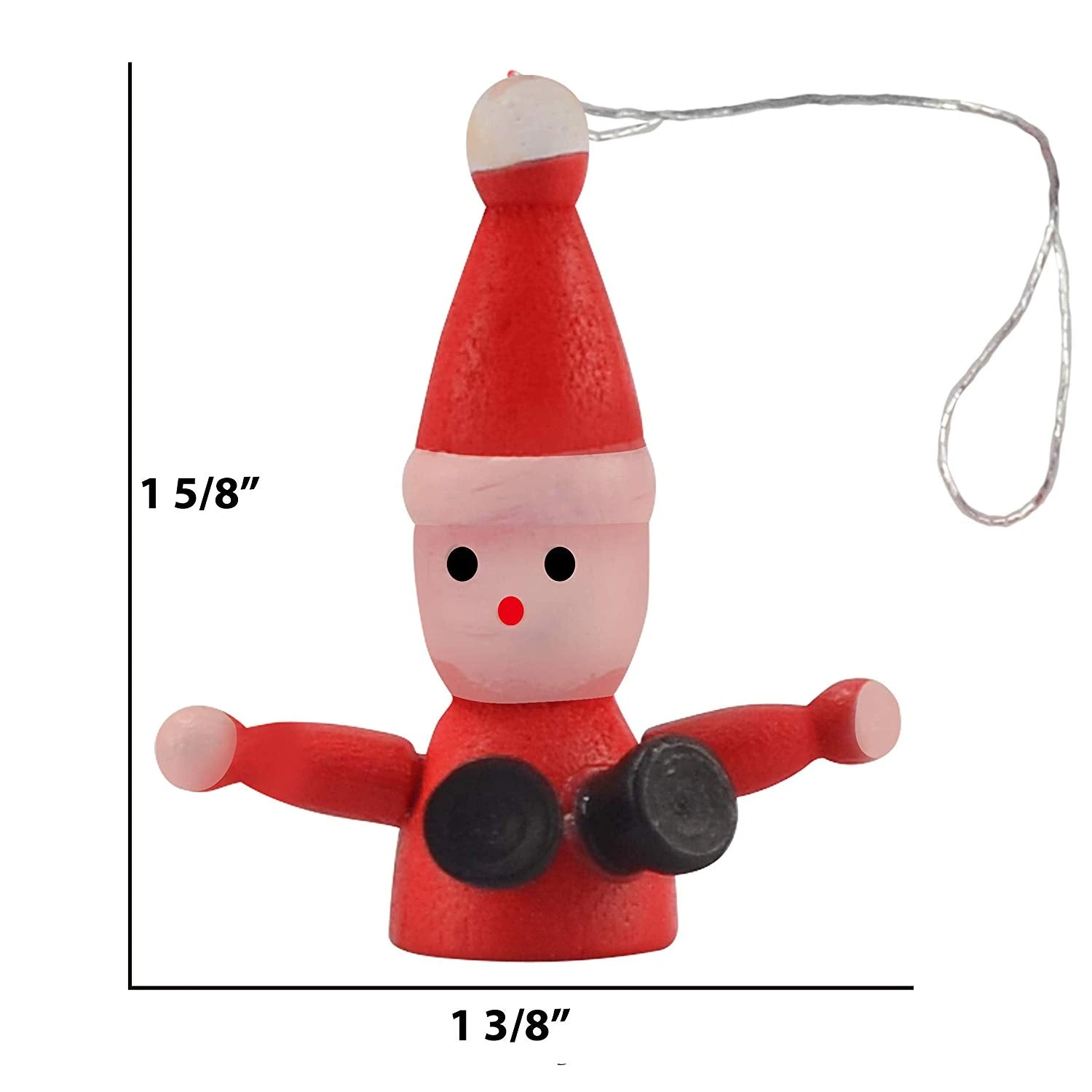 Wooden Mini Christmas Ornaments 7 Wooden Mini Christmas Ornaments - Image 5