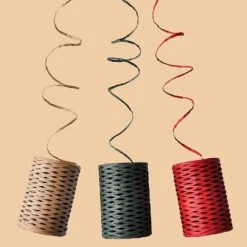 Raffia Ribbon For Christmas & Gift Wrapping 10 Raffia Ribbon For Christmas & Gift Wrapping -Xmas Supplies Shop y